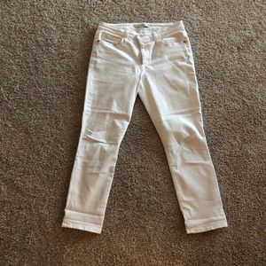 Joes White Cropped Jeans